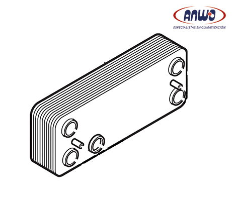 INTERCAMBIADOR A/A DUOTEC E40 - 20 PLACAS